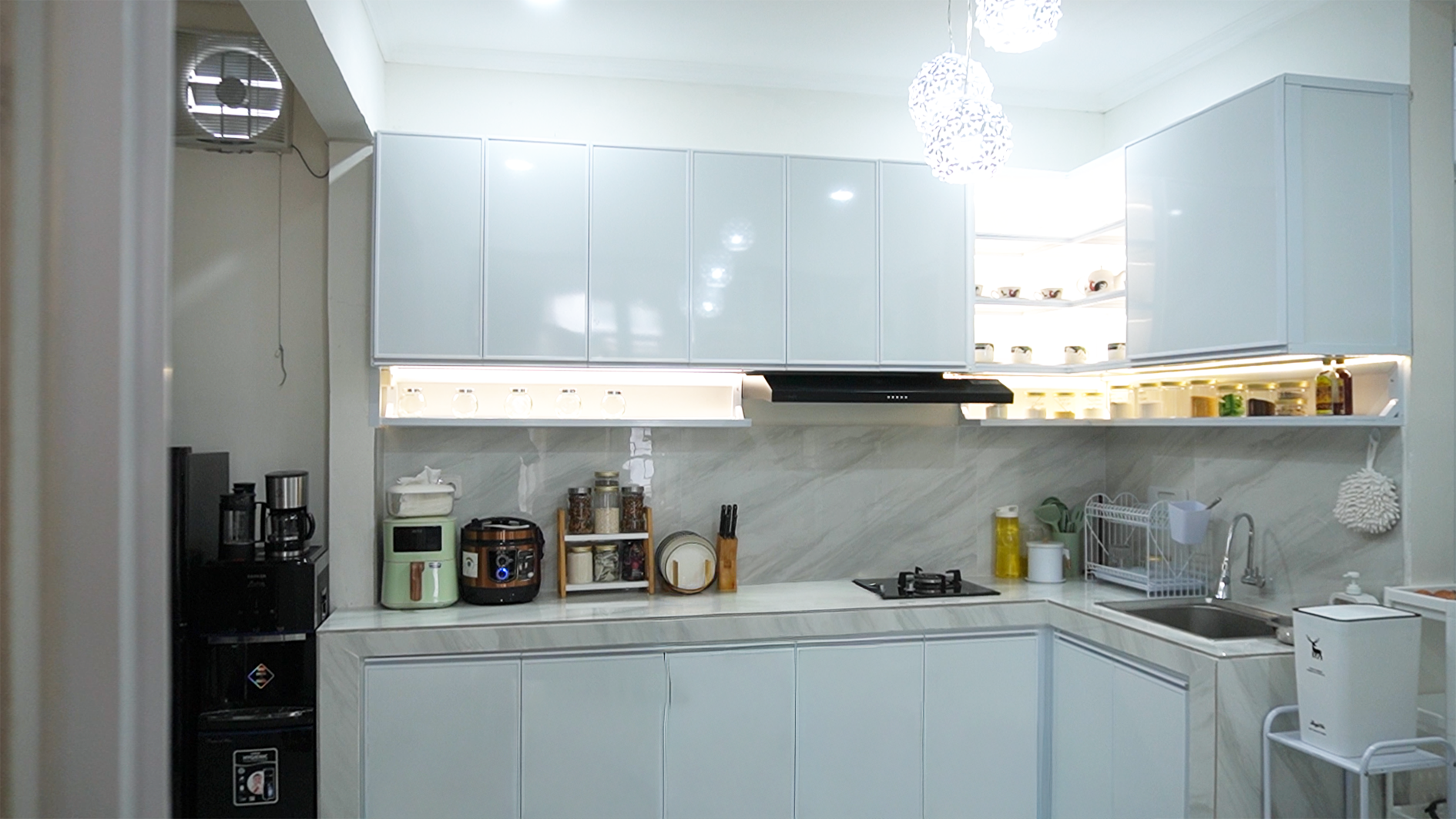 Kitchenset Frame List White