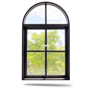 Jendela Lengkung Casement Gunung