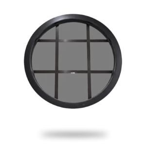 Round Fixed Grid Window