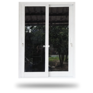 Dual-Panel Glass Slider Window