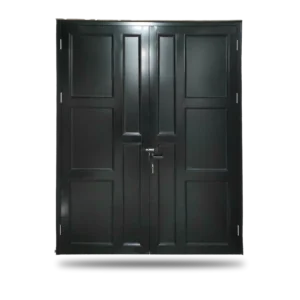 Black Double Panel Entrance