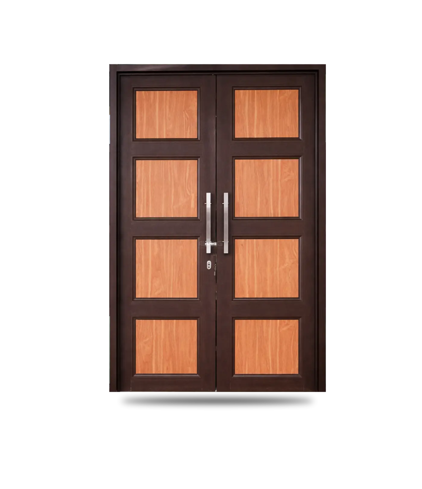 wood-grain-double-swing-door
