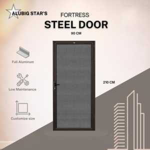 fortress-steel-mesh-door-alubig-stars-frame-aluminum-kawat-nyamuk-baja