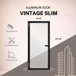 Pintu Vintage Slim frame Aluminium